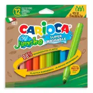 Eco Family Jumbo 12 ks súprava fixiek 6 mm - Carioca