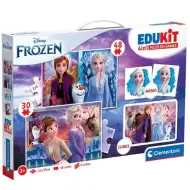 Edukit: Ľadové kráľovstvo 4 v 1 hra - Clementoni