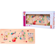 Eichhorn: Drevené puzzle – Roztomilí kamaráti - Simba Toys