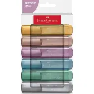 Faber-Castell: 1546 Kovový 6-dielny set zvýrazňovačov