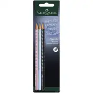 Faber-Castell: GRIP Sparkle Harmony 3-dielna sada grafitových ceruziek "B"