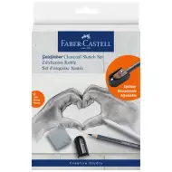 Faber-Castell: Goldfaber uhlíková skicovacia súprava, 8 ks