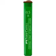 Faber-Castell: Náplň do mechanickej ceruzky, 12 ks, 0,5 mm, B