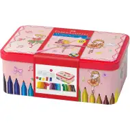 Faber Castell: Sada 33 spojovacích fixiek v kovovej škatuľke s baletným motívom