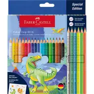 Faber-Castell: Sada farebných ceruziek Grip s dinosaurusmi 18+6ks balenie