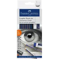 Faber-Castell: Sada grafitových skicovacích ceruziek, 8 kusov