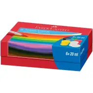 Faber-Castell: Sada temperových farieb v kelímkoch 6x20 ml