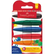 Faber-Castell: Sada voskových farieb v tvare kvapky, 6 ks