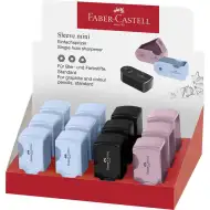 Faber-Castell: Sleeve mini harmónia ostrihač v štyroch farbách 1ks
