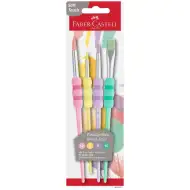 Faber-Castell: Soft Touch 4-dielna súprava pastelových štetcov