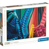 Farebné tkaniny HQC 1500 dielikov puzzle - Clementoni
