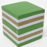 Farebný lepený poznámkový blok, 900 listov, 8,5x8,5x8,5 cm