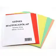 Farebný skladací papier 50 listov 12x16cm