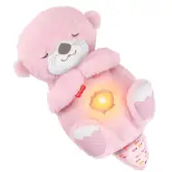 Fisher-Price: Ružový spinkajúci vydra s funkciami - Mattel