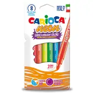 Neónové fixky 8ks - Carioca