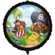 Fóliový balón s pirátskym motívom 46 cm