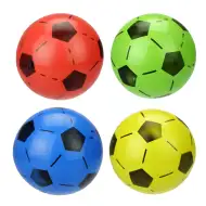 Futbalová gumená lopta s futbalovým vzorom, 23 cm, v rôznych farebných variantách