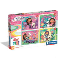 Gabi domček pre bábiky 4 v 1 Supercolor puzzle - Clementoni