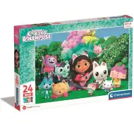 Gabi domček pre bábiky: Maxi Super Color Puzzle 24 dielikov - Clementoni
