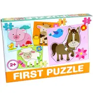 Moje prvé puzzle Domáce zvieratká - D-Toys