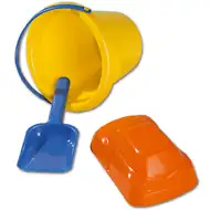 Set do piesku s vlnovkovitým vedierkom 3 ks - D-Toys