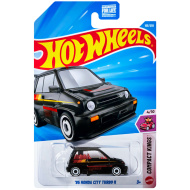 Hot Wheels: ’85 Honda City Turbo II čierne autíčko 1/64 - Mattel