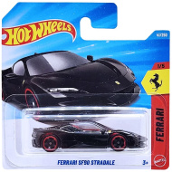 Hot Wheels: Ferrari SF90 Stradale čierne autíčko 1/64 - Mattel