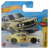 Hot Wheels: Mazda RX-3 žlté autíčko 1/64 - Mattel