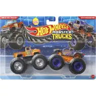 Hot Wheels Monster Trucks: 1956 Hi-Tail Hauler vs 2017 Ford Raptor malá autíčka 2-kusové balenie 1/64 - Mattel