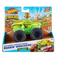 Hot Wheels Monster Trucks: Gunkster monster auto so svetelnými a zvukovými efektmi 1/43 - Mattel