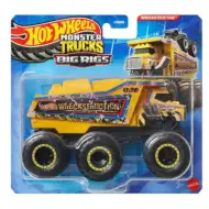 Hot Wheels Monster Trucks: Wreckstruction šesťkolesový odťahový automobil 1/64 - Mattel