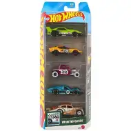 Hot Wheels: Retro Racers 5-dielna sada autíčok 1/64 - Mattel