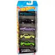 Hot Wheels: Rýchlo a zbesilo 5-dielna sada autíčok 1/64 – Mattel