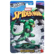 Hot Wheels Strieborná séria: Marvel Spider-Man Fish’d &amp; Chip’d autíčko 1/64 - Mattel