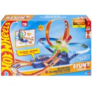Hot Wheels Stunt Tracks: Zrážka vo vzduchu dráhová súprava s autíčkom – Mattel