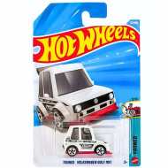 Hot Wheels: Tooned Volkswagen Golf MK1 autíčko 1/64 - Mattel