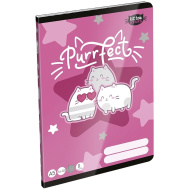 ICO: LizzySuli Kittok Stars Purrfect linkovaný zošit A/5 16-32