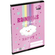 ICO: Lizzysuli Lollipop Rainbow linkovaný zošit pre 3. triedu A5 12-32