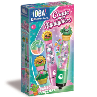 Idea! Magic Garden sada na výrobu zvýrazňovača - Clementoni