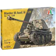 Italeri 1/35 Marder III Ausf. H Sd.Kfz.138 tankový model