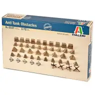 Italeri 1/72 Protitankové prekážky dioráma set