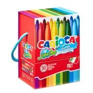 Jumbo 30 ks umývateľná sada fixiek - Carioca