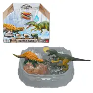 Jurassic World: Dino Reveal bojový balíček s 2 dinosaurami - Mattel