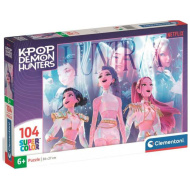 K-pop lovci démonov Super Color puzzle, 104 dielikov