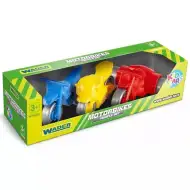 Kid Cars 3-dielna súprava motocyklov - Wader