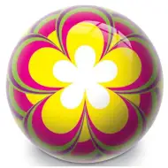 Kvetinová 22cm Bio Ball gumová lopta - Mondo Toys