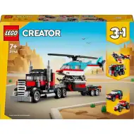 LEGO® Creator: Plošinový nákladiak a helikoptéra (31146)