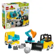 LEGO® DUPLO®: 3 v 1 stavebné pracovné stroje (10475)