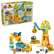 LEGO® DUPLO®: 3 v 1 stavebný pozemok a stavebné stroje (10476)