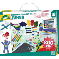 LENA: Jumbo kreatívna remeselná hracia sada, 800-dielna